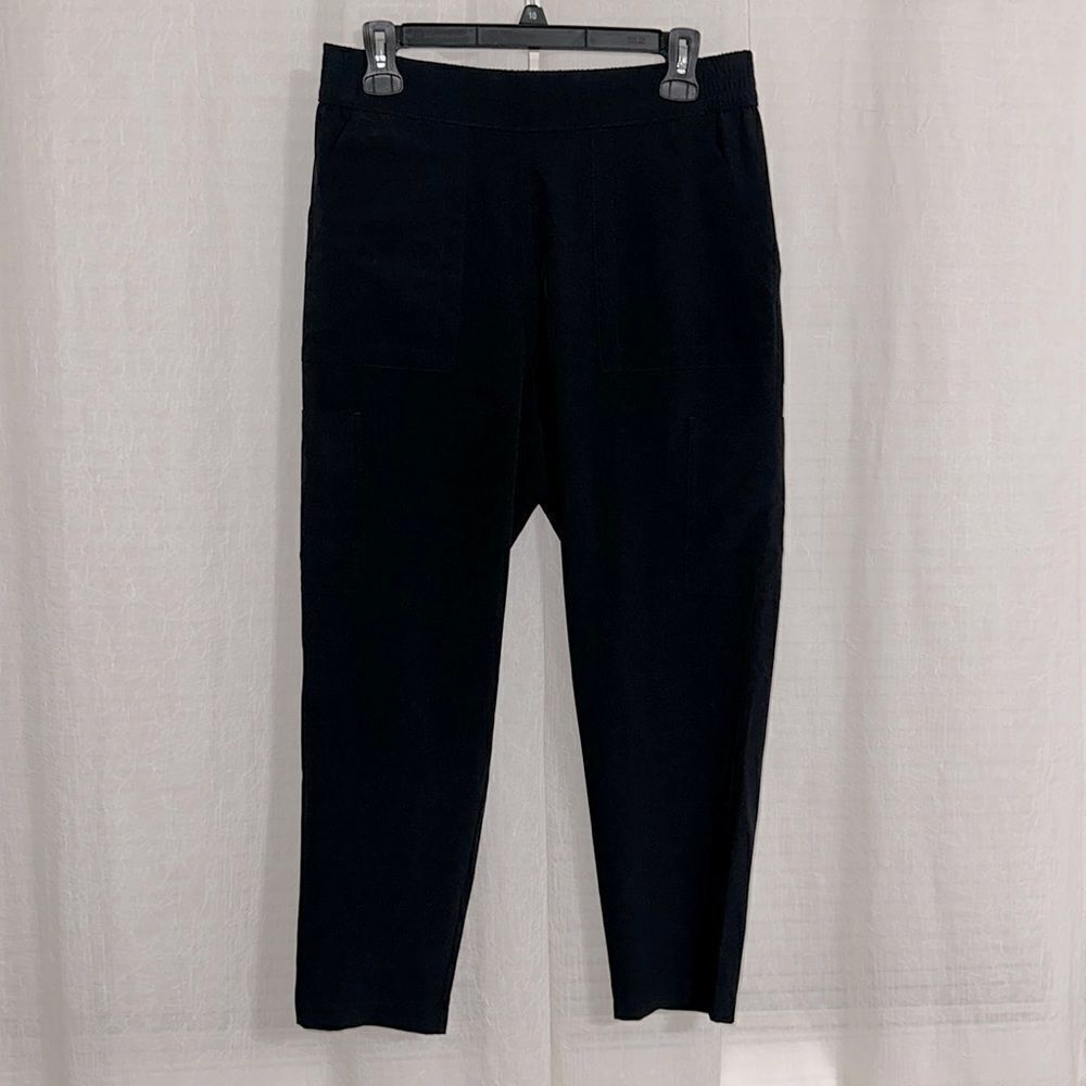 SKETCHERS MP BLACK PULL-ON INTERIOR DRAWSTRING SCRUB BOTTOM CARGO PANTS